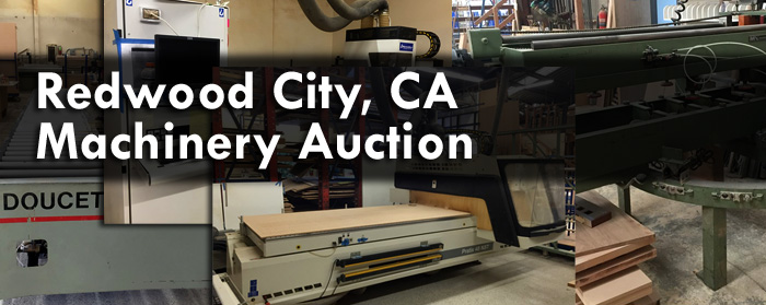 Redwood City CA Machinery Auction