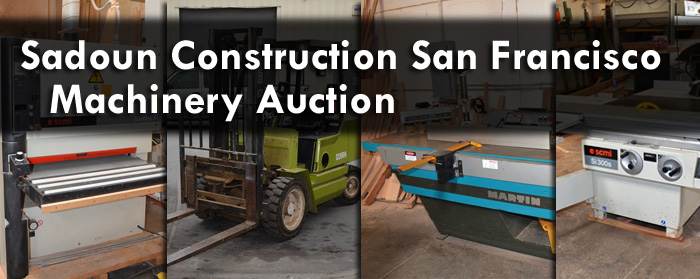 Sadoun Construction San Francisco Machinery Auction